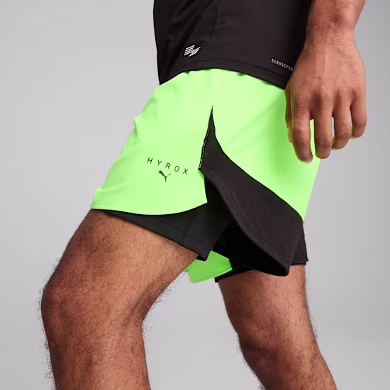 PUMA x HYROX 2-in-1-trainingsshort voor heren